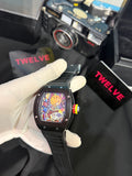 Richard Mille smiley semi Auto black strap