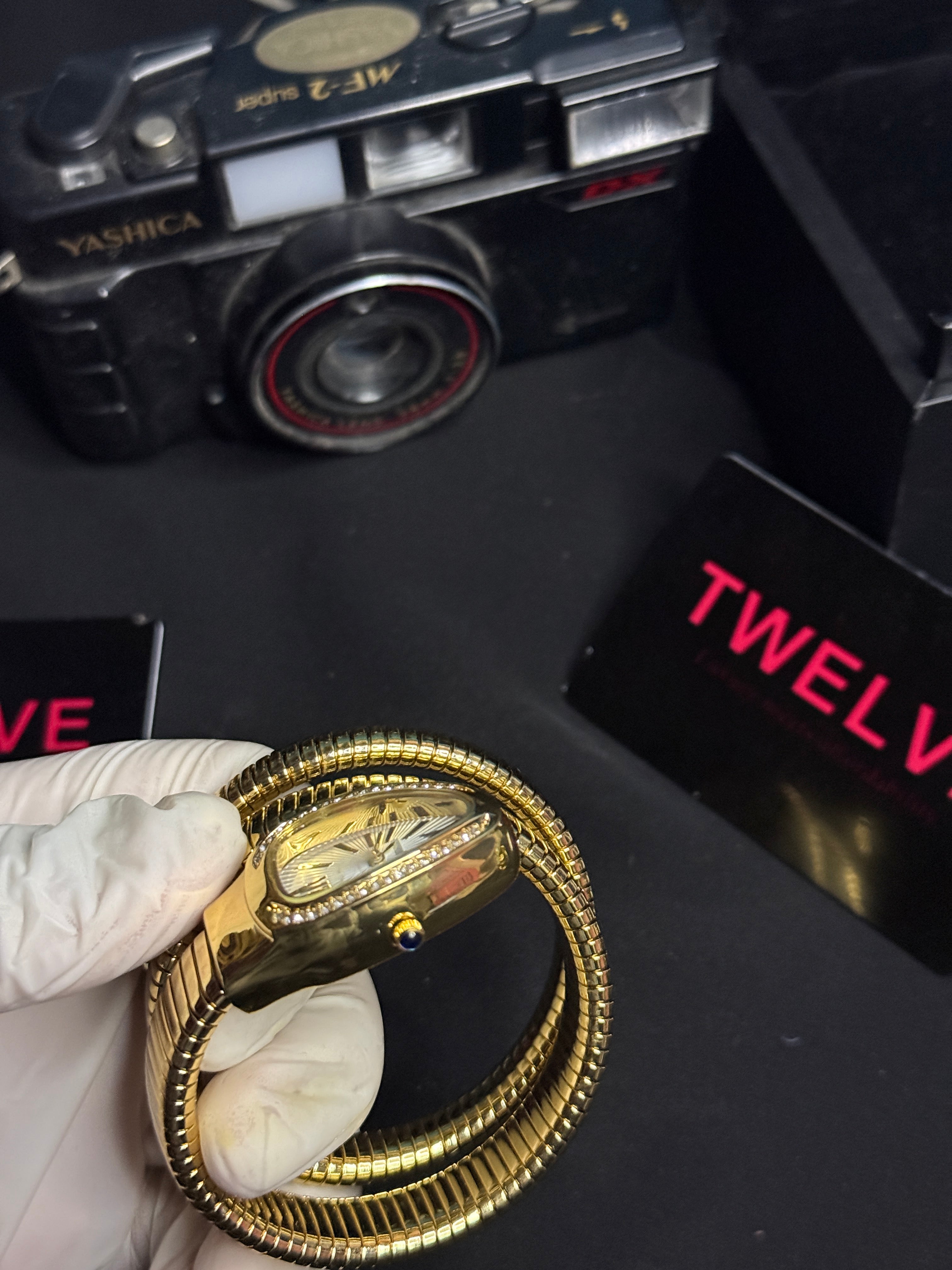 Bulgari Serpenti Snake Watch black dial