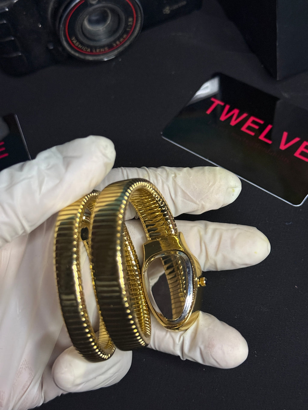 Bulgari serpenti snake white dial